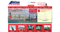 Desktop Screenshot of americantopmoving.com